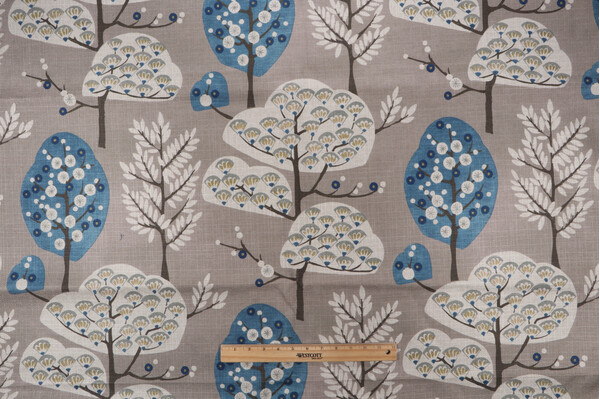 Click for 1.25 Yards Regal Fabrics Cora Printed Polyester Decorator Fabric in Rain Regal Fabrics Cora Printed Polyester Decorator Fabric in Rain