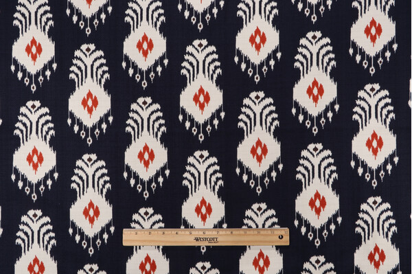 Nate Berkus El Convento Printed Cotton Decorator Fabric in Crete for Mill Creek