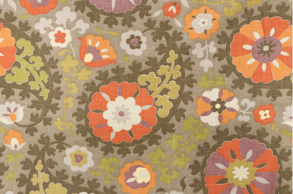 Richloom Paisley Printed Cotton Decorator Fabric in Olive