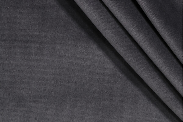 Scalamandre Dante Velvet Upholstery Fabric in Pewter