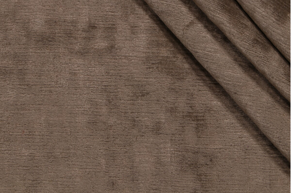 Scalamandre Como Linen II Velvet Upholstery Fabric in Smokey Quartz