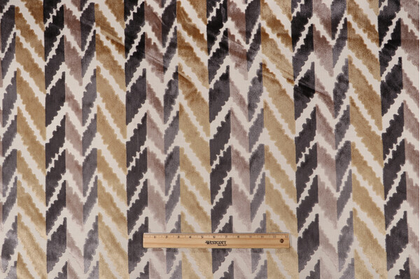 Hightide Velvet Upholstery Fabric in Neutral