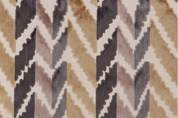 Hightide Velvet Upholstery Fabric in Neutral