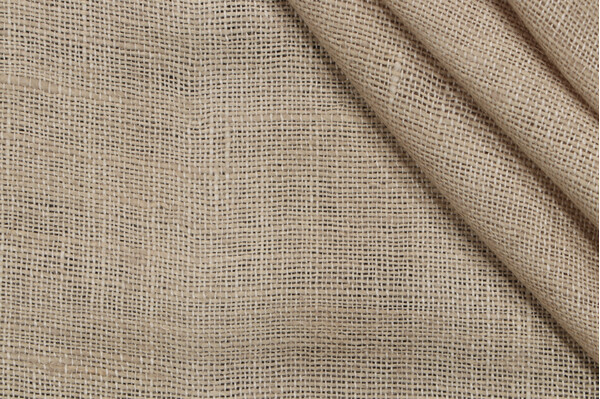 Jute Woven Decorator Fabric in Natural