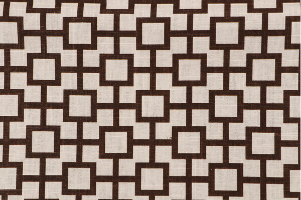 Robert Allen Cats Cradle Printed Linen Blend Drapery Fabric in Java