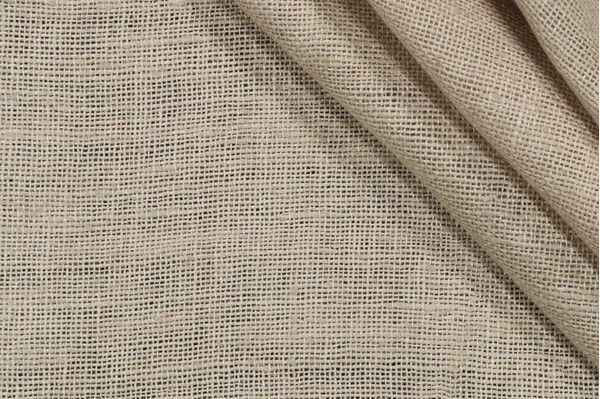 Click for 6.75 Yards Woven Jute Decorator Fabric in Natural Woven Jute Decorator Fabric in Natural