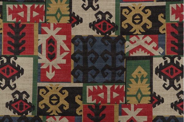 Richloom Southwest Printed Drapery Fabric in Primary