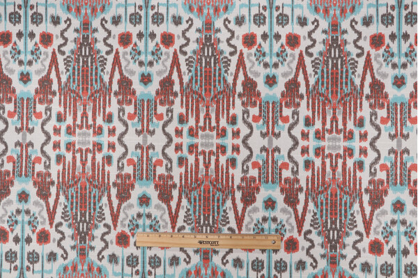 Click for 10.5 Yards Lacefield Bombay Printed Cotton Drapery Fabric in Mango Lacefield Bombay Printed Cotton Drapery Fabric in Mango