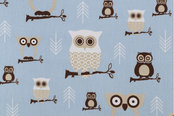Premier Prints Hooty Village Printed Cotton Drapery Fabric
