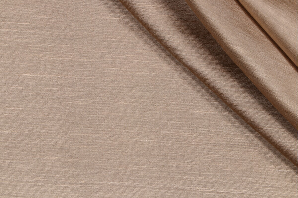 Scalamandre Amatista Reversible Decorator Fabric in Wheat