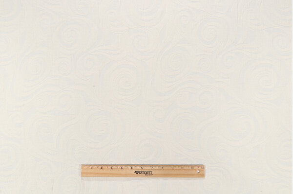 Scroll Matelasse Upholstery Fabric in Natural
