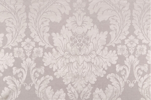 Terrazo Damask Decorator Fabric in Platinum