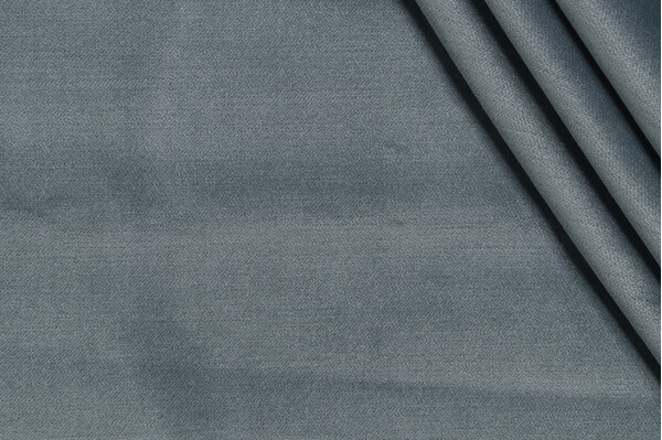 1 Yard Velvet Upholstery Fabric in Ocean