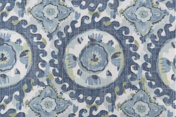1 Yard Maximo Printed Decorator Fabric in Lakeside