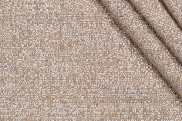 Crypton Naima High Performance Woven Chenille Upholstery Fabric in Flax