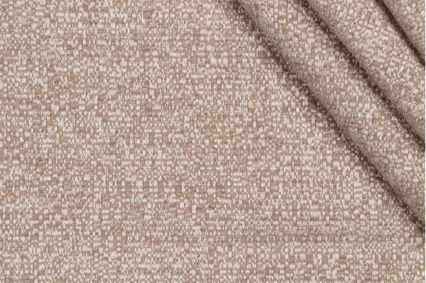 3.38 Yard Crypton Naima High Performance Woven Chenille Upholstery Fabric in Flax