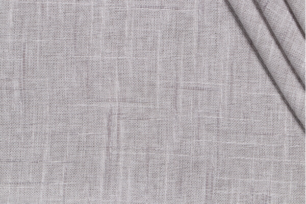 Edison Woven Drapery Fabric in Silver