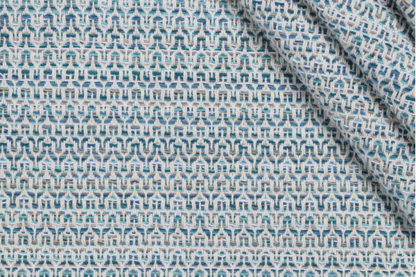 Click for 2.88 Yards Levi Woven Upholstery Fabric in Blue Levi Woven Upholstery Fabric in Blue