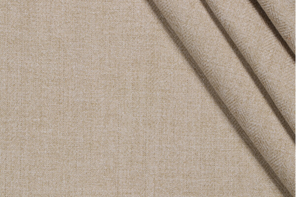 Crypton Heather High Performance Woven Upholstery Fabric in Flax