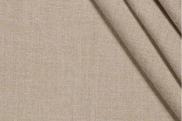 1 Yard Crypton Heather High Performance Woven Upholstery Fabric in Flax