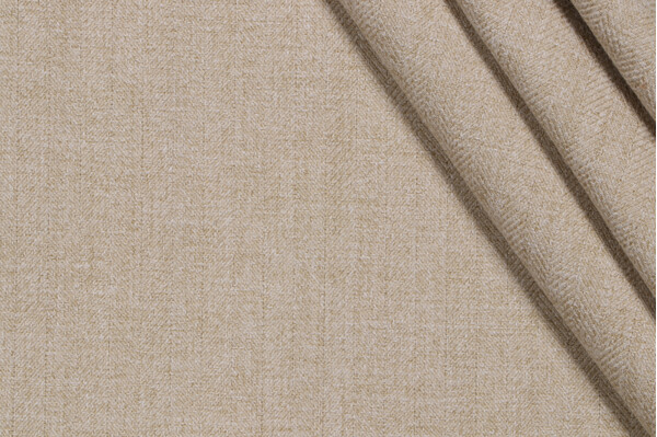 1 Yard Crypton Heather High Performance Woven Upholstery Fabric in Flax