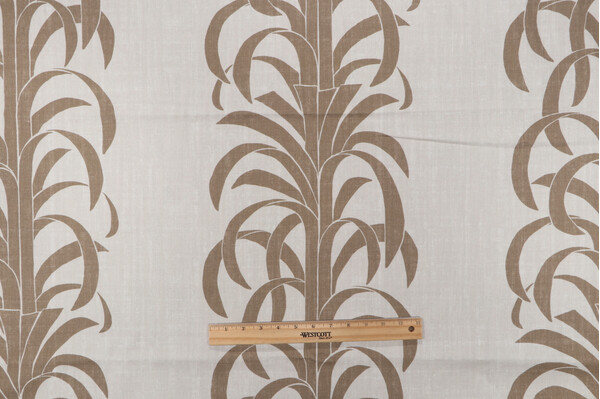 Charmont Printed Drapery Fabric in Sienna