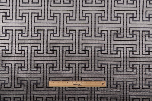 Maximus Velvet Upholstery Fabric in Storm 