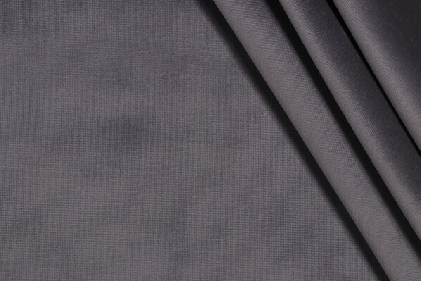 Scalamandre Velluti Velvet Upholstery Fabric in Slate 