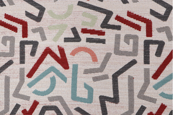 Ladera Woven Chenille Upholstery Fabric in Confetti 