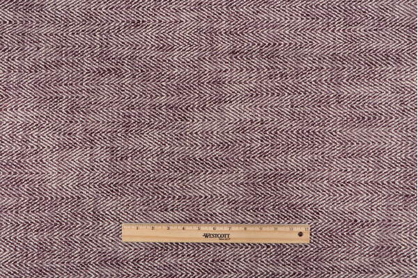 Opuzen Roosevelt Woven Upholstery Fabric in Fig