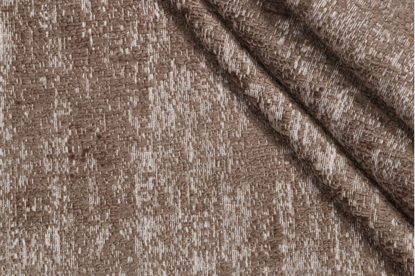 Artwork Woven Chenille Upholstery Fabric in Taupe