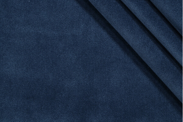 Click for 1.88 Yards Velvet Upholstery Fabric in Sapphire Velvet Upholstery Fabric in Sapphire