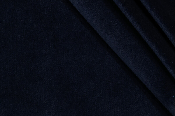 Crypton Sintra High Performance Velvet Upholstery Fabric in Indigo