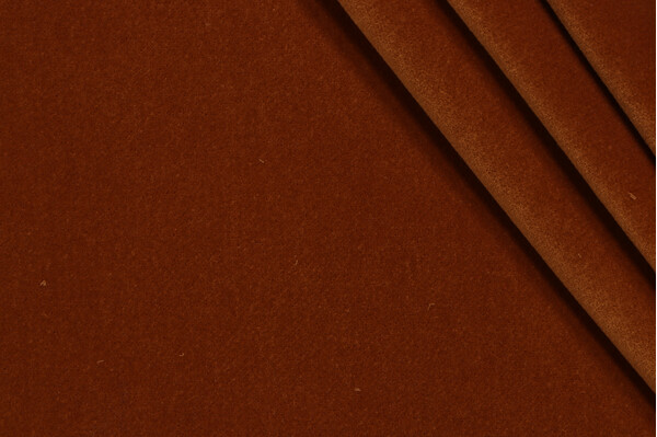 Crypton Sintra High Performance Velvet Upholstery Fabric in Camel