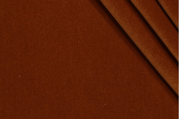 Crypton Sintra High Performance Velvet Upholstery Fabric in Camel