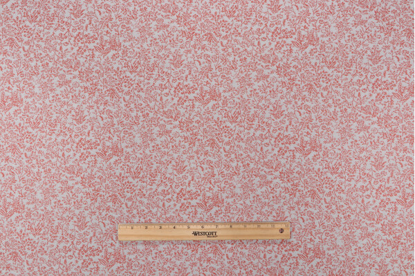 Sunbrella Little Leaves 44490-0001 Woven Solution Dyed Acrylic Outdoor Fabric in Persimmon