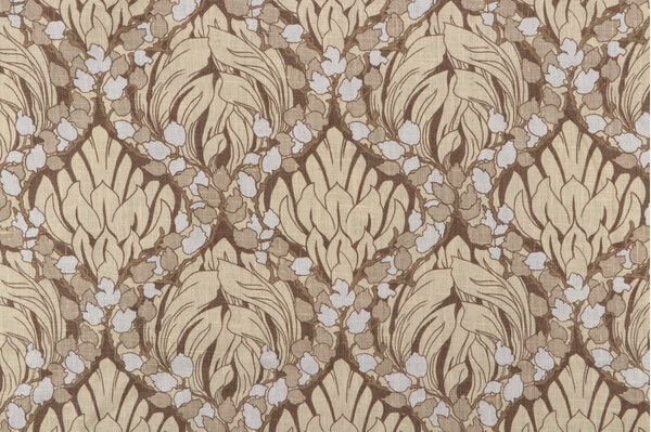 Deco Printed Drapery Fabric in Natural