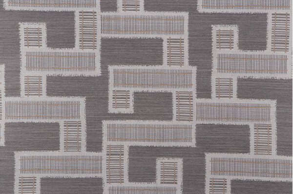 PK Lifestyles Express Track Woven Upholstery Fabric in Charcoal