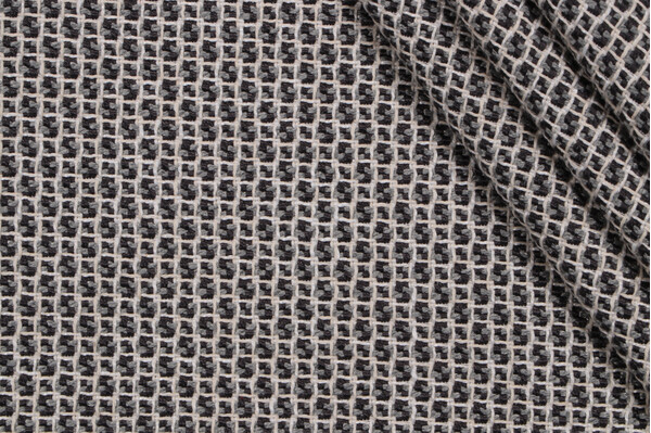 Poise Woven Upholstery Fabric in Smoke