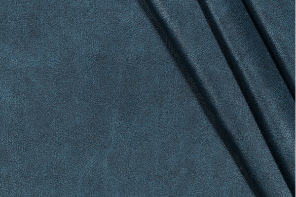 Gilded Vinyl Upholstery Fabric in Jewel