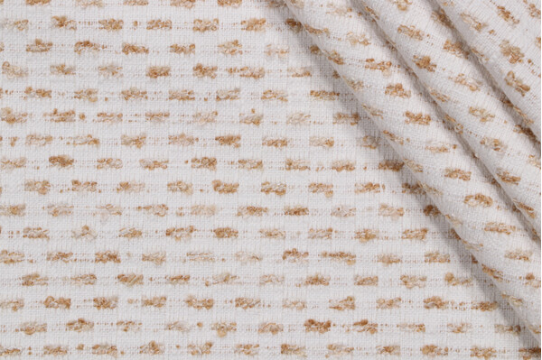 Golding Tilden Woven Upholstery Fabric in Meringue 