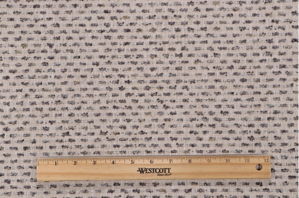 Sample of Golding Tilden Woven Upholstery Fabric in Pewter 