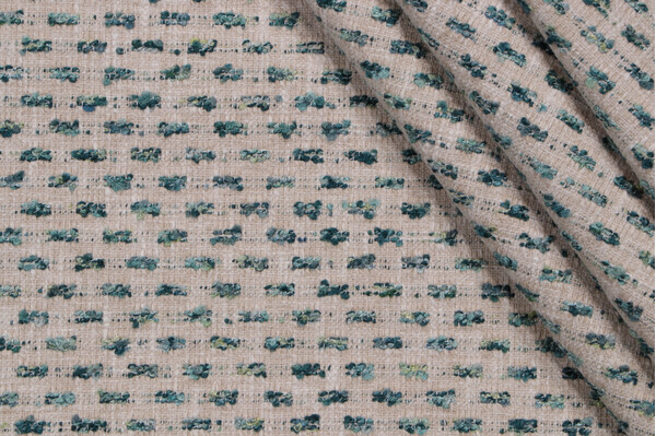 Sample of Golding Tilden Woven Upholstery Fabric in Peacock 