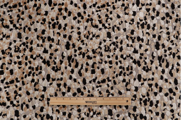 Sample of Richloom Suko Velvet Upholstery Fabric in Brindle 