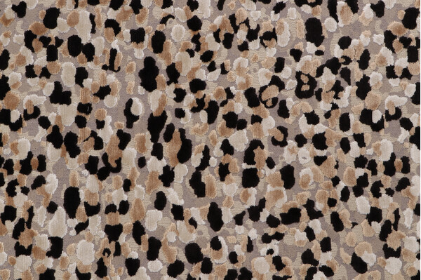 Sample of Richloom Suko Velvet Upholstery Fabric in Brindle 