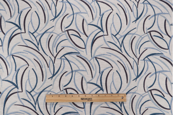 Click for Richloom Swift Embroidered Drapery Fabric in Ultramarine  Richloom Swift Embroidered Drapery Fabric in Ultramarine