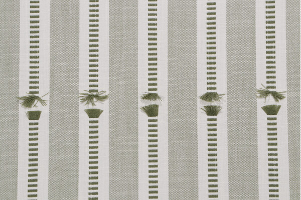 Richloom Peek Woven Decorator Fabric in Basil 