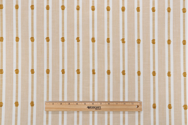 Richloom Peek Woven Decorator Fabric in Dijon 