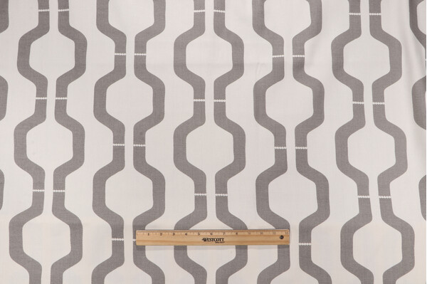 Neilson Woven Upholstery Fabric in Grey