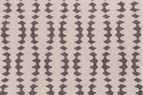 Delmer Printed Chenille Decorator Fabric in Granite